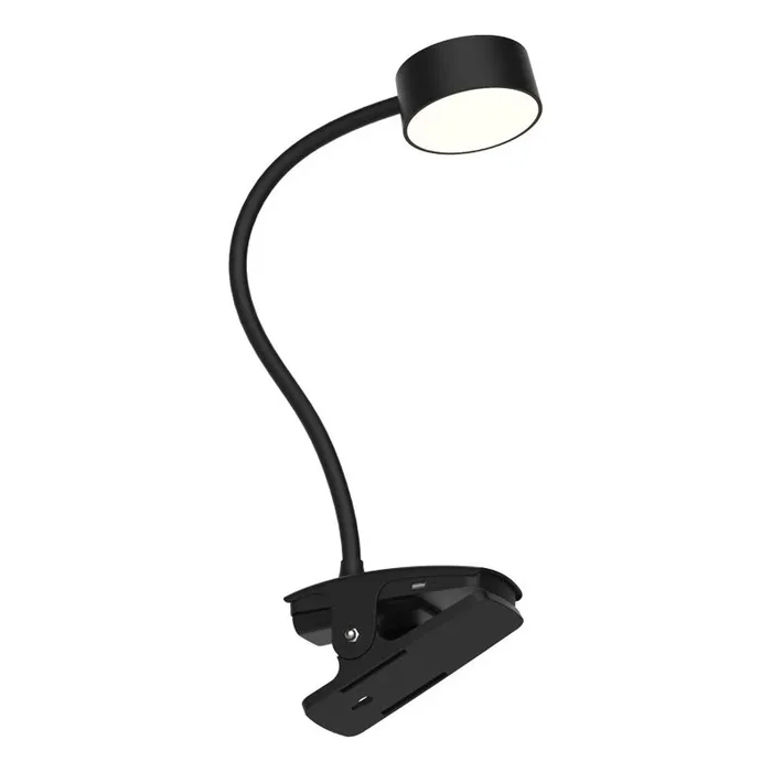 Top Light – Lámpara de escritorio LED táctil regulable con pinza BELLA LED/4,8W/5V 3000-6500K negro