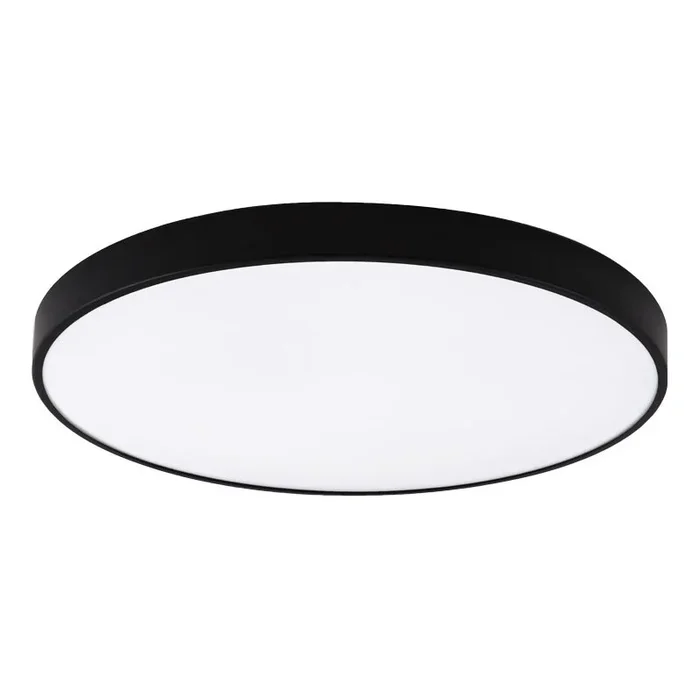 Top Light – Lámpara de techo regulable LED para baño PETAL LED/60W/230V 3000-6500K IP44 Ø 59 cm negra + mando a distancia