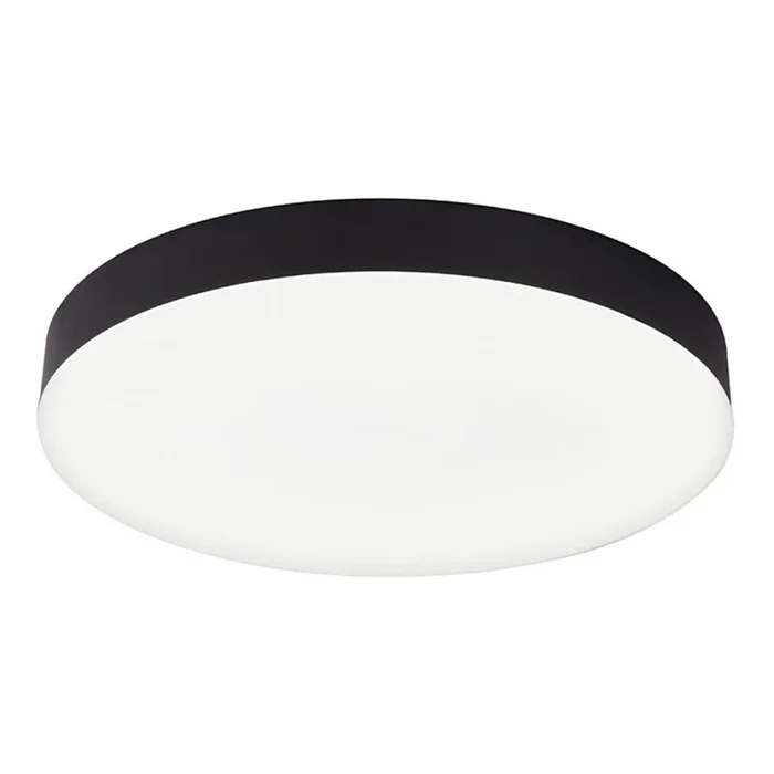 Top Light – Plafón LED para baño SPIRIT, 36W, 230V, 3 temperaturas de color (3000/4000/6500K), IP44, Ø 40 cm, negro