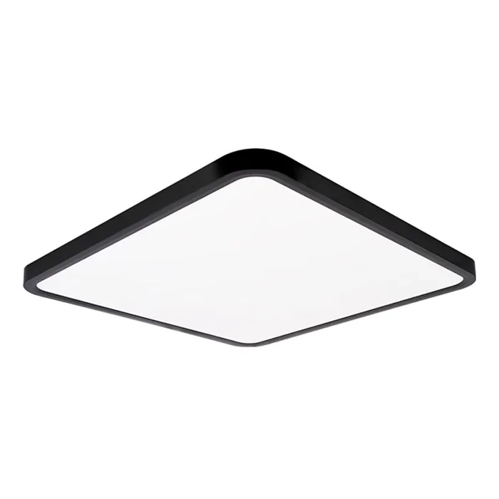 Top Light – Plafón LED regulable REVIT LED/50W/230V 3000-6500K 50×50 cm negro + control remoto