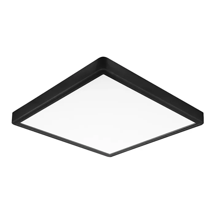 Top Light – Plafón LED REVIT LED/24W/230V 3000/4000/6500K 30×30 cm negro