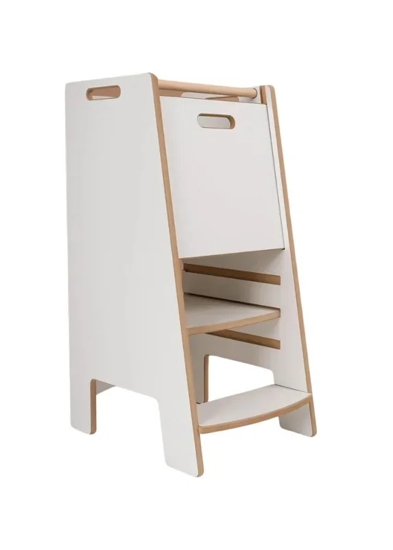 Torre de aprendizaje Montessori NOWAY Blanca