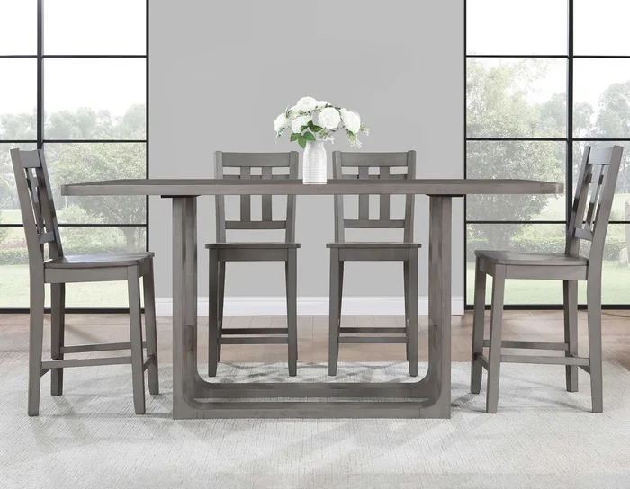 Toscana Burnished Gray Counter Height Dining Set
