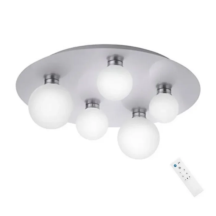 Trio – Plafón LED RGB regulable DICAPO 5xLED/3W/230V 3000-5000K + mando a distancia