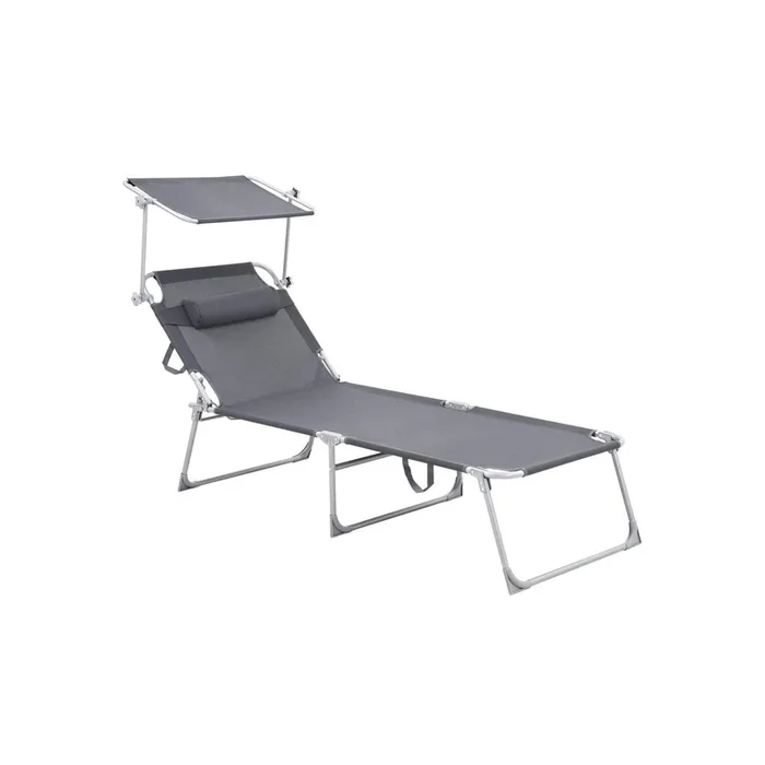 Tumbona con Almohada-SONGMICS