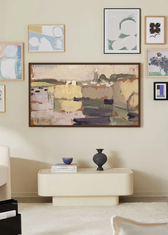 TV ART MATTE – Televisor Smart TV QLED 4K con pantalla antirreflejos y galería de arte