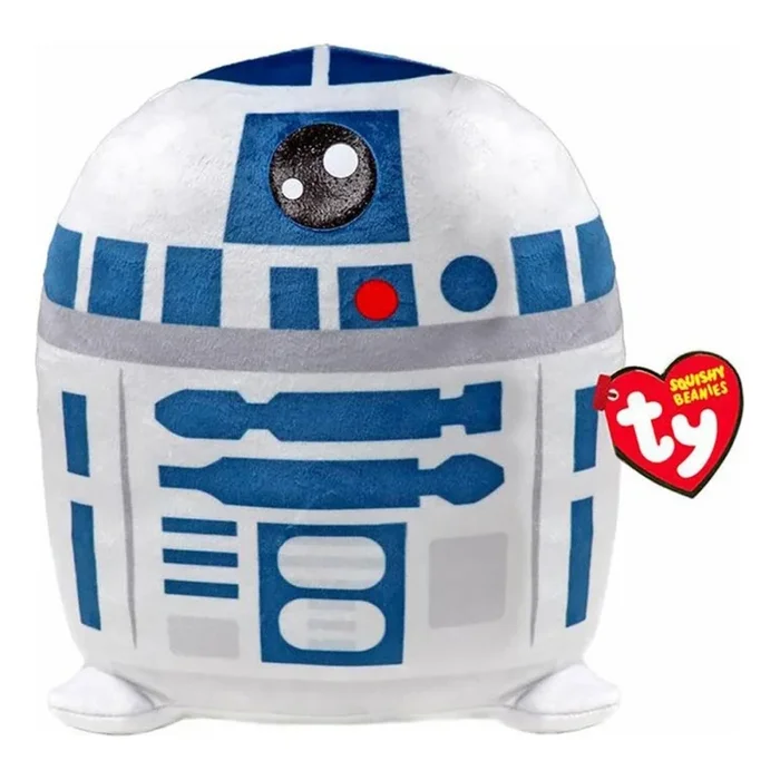TY – Juguete de peluche Squishy R2D2 Estrella Wars 22 cm