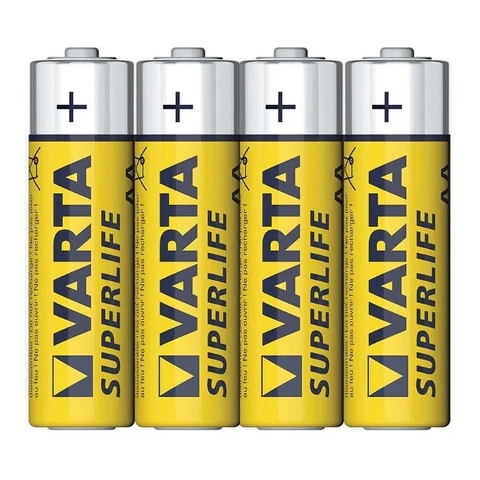 Varta 2006 – 4 pz. Batería de zinc-carbono SUPERLIFE AA 1,5V