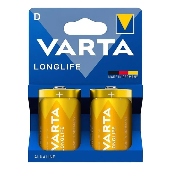 Varta 4120101422 – 2 pz Batería alcalina LONGLIFE D 1,5V