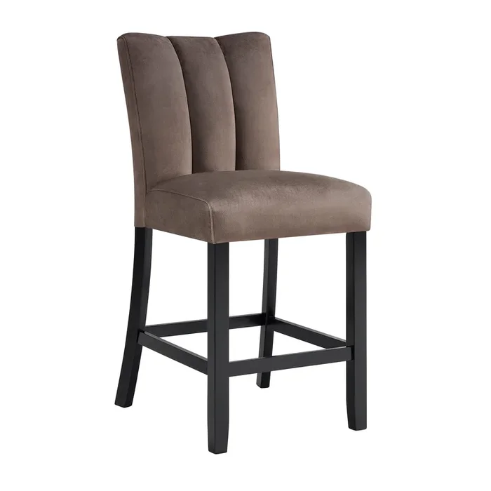 Vega Black/Brown Counter Height Chair (Set of 2)