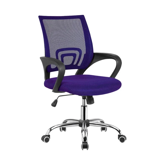 Venprodin – Silla Oficina Saray Giratoria Con Brazos Violeta