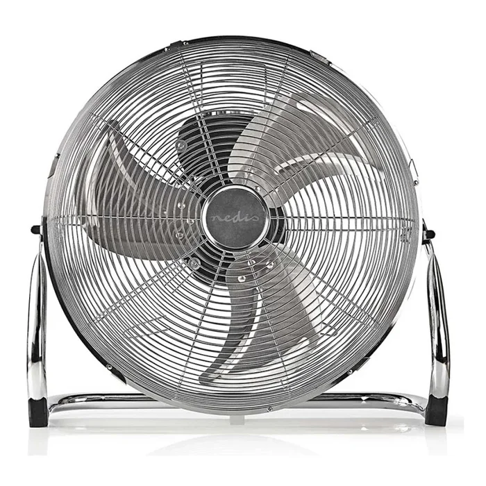 Ventilador de suelo 80W/230V cromo brillante