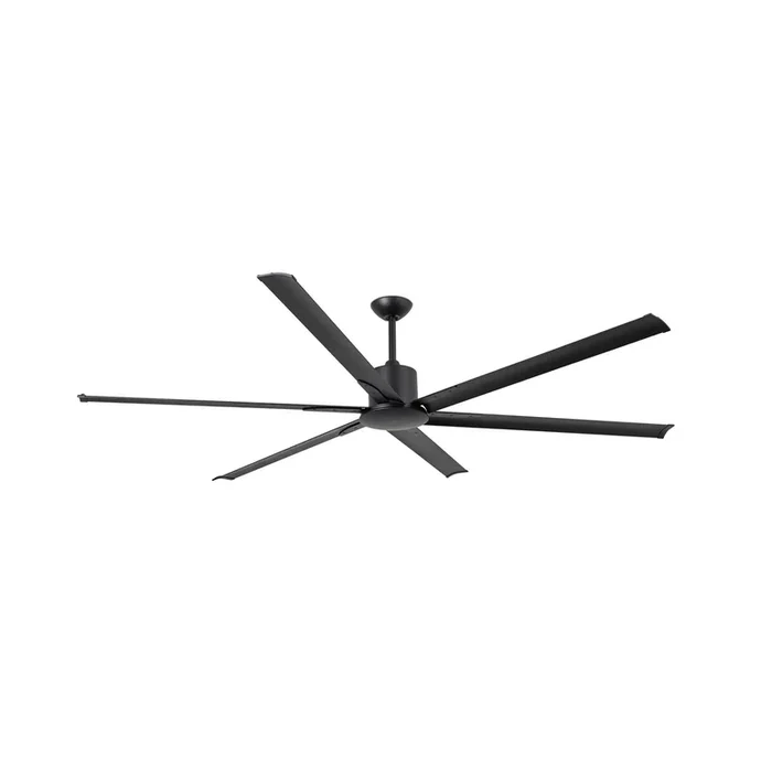 Ventilador de techo Andros XL para habitaciones grandes, negro