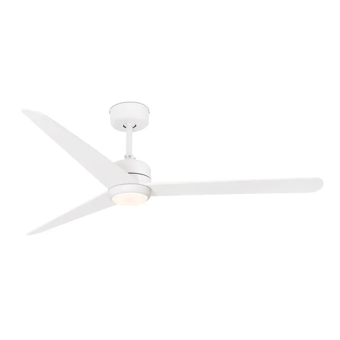 Ventilador de techo Nu con iluminación LED, blanco