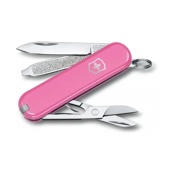 Victorinox – Navaja de bolsillo multifuncional CLASSIC SD 5,8 cm/7 funciones rosa
