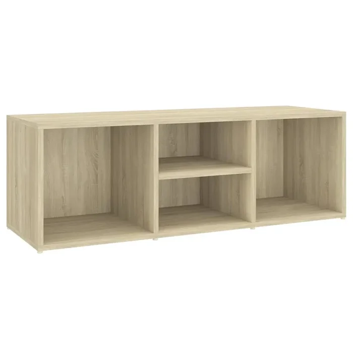 vidaXL Banco zapatero de contrachapada color roble 105x35x35 cm