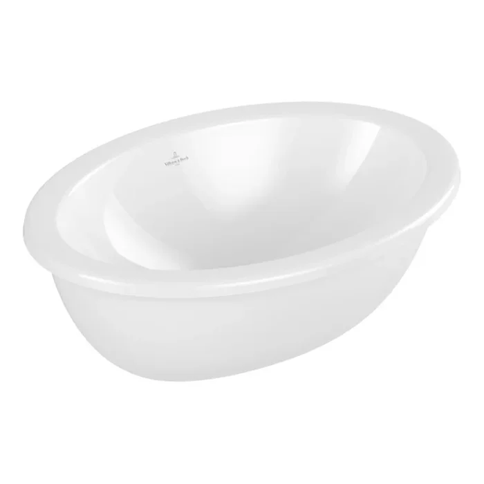 Villeroy & Boch 4A540001 – Lavabo empotrado LOOP&FRIENDS 48,5×32,5 cm cerámica/blanco