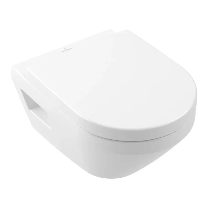 Villeroy & Boch 5684CLR1 – Inodoro suspendido con asiento SoftClose ARCHITECTURA cerámica/blanco