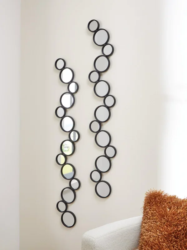 Vinler Black Accent Mirror Set (Set of 2)