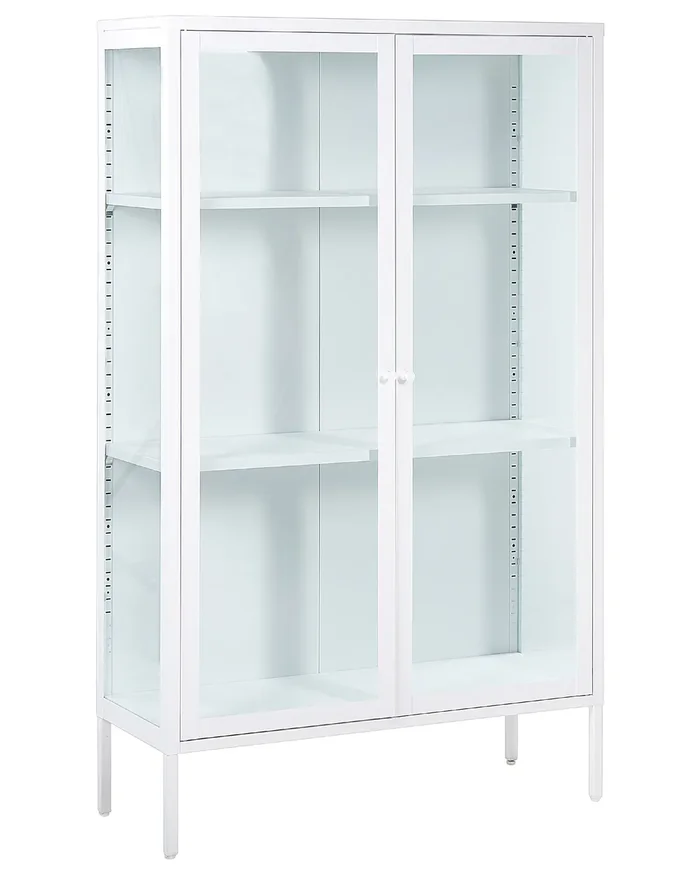 Vitrina NASH Metal 90 cm Blanco