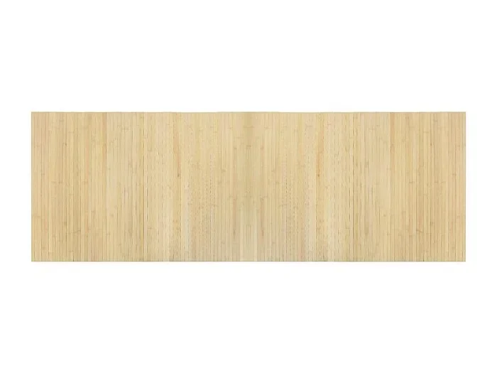 Wakil Alfombra rectangular bambú color natural claro 70×200 cm
