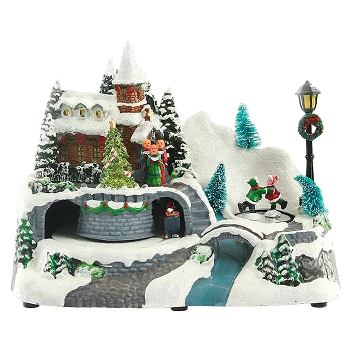 WELL HOME – Casa de luces de pueblo navideño