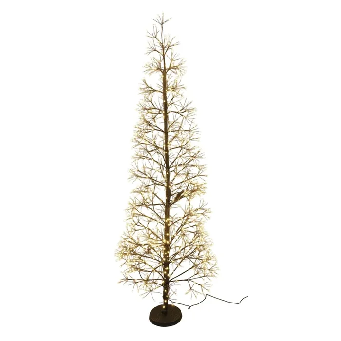 Well Home Árbol de Navidad con 1600 LEDs en Blanco cálido 150cm