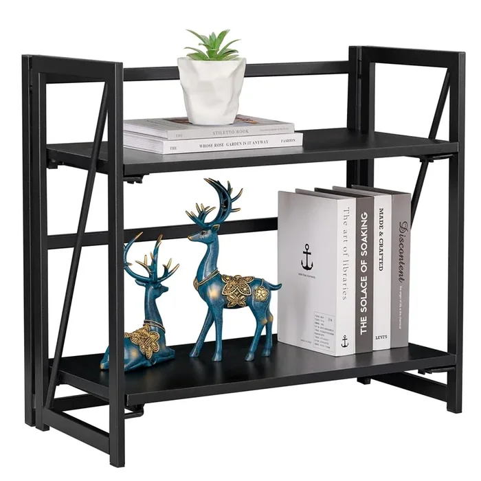 Well Home Estanteria Metalica en color Negro 60x30x55cm