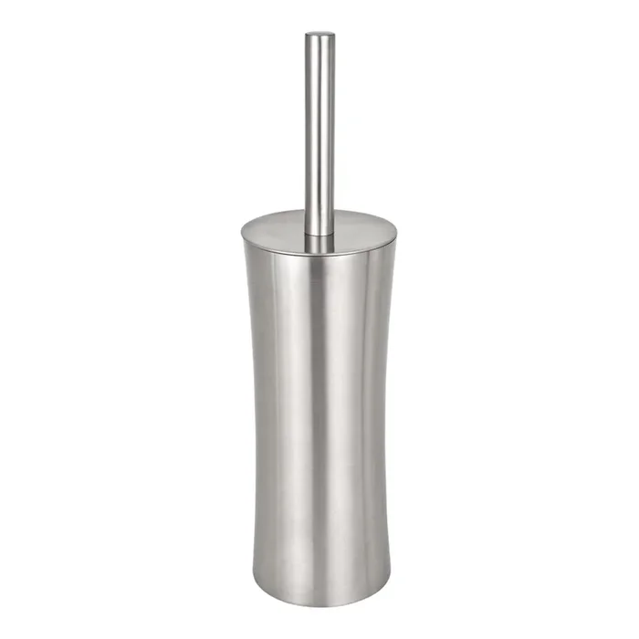 WENKO 16742100 – Escobilla para inodoro PIENO 10×37,5 cm acero inoxidable/satinado