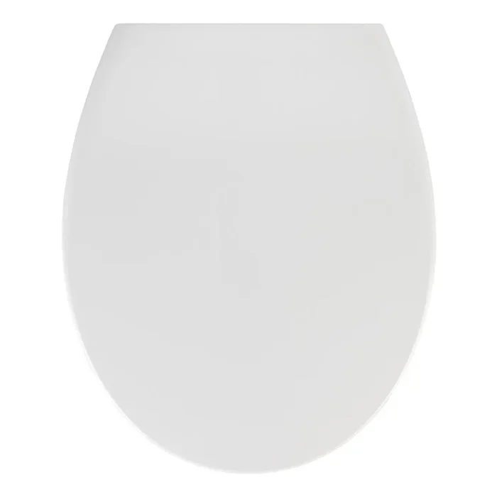 WENKO 21903100-WC asiento SAMOS 44,5×37,5 cm blanco/plata