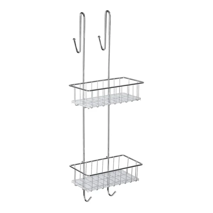 WENKO 22213100 – Soporte ALDO 24,5×70 cm acero inoxidable/plateado