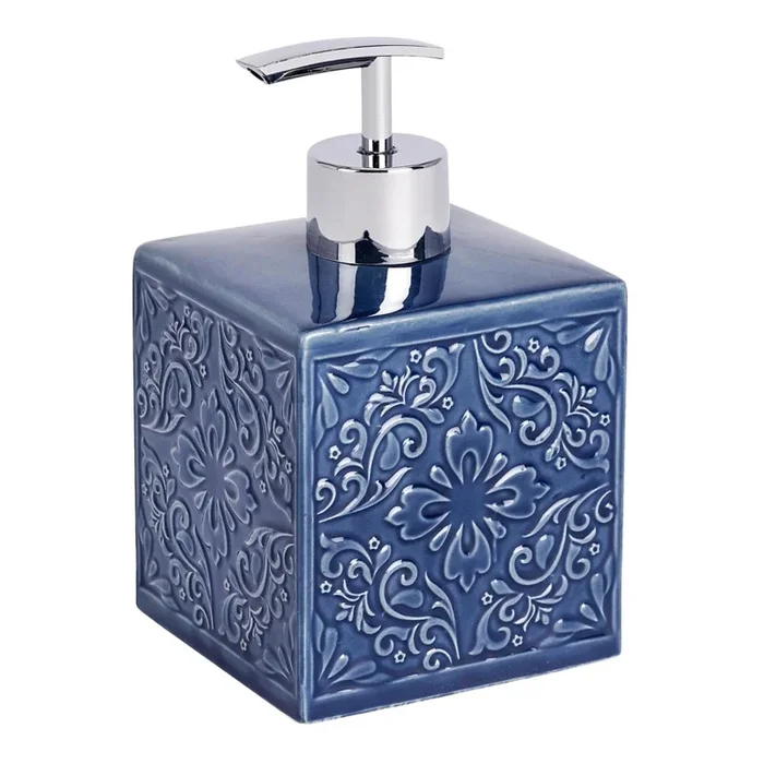 WENKO 22653100 – Dosificador de jabón CORDOBA 500 ml azul