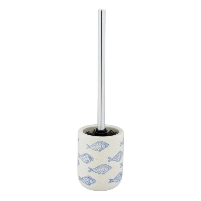 WENKO 24313100 – Cepillo para inodoro AQUAMARIN 10×40 cm beige