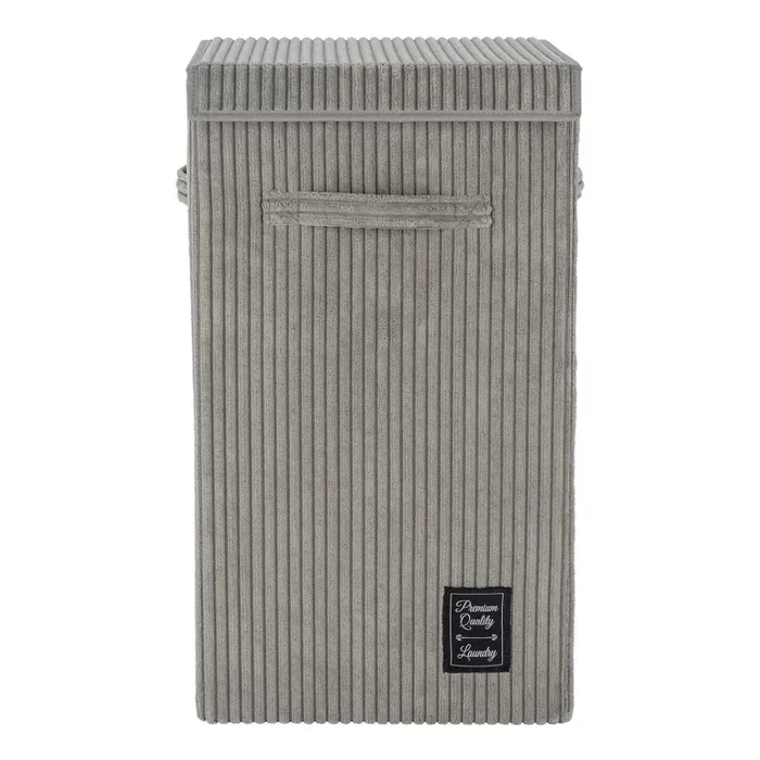 WENKO 62044100 – Cesto para la ropa CORA 33×58 cm gris