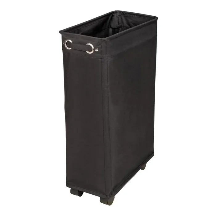 WENKO 69737800 – Cesta para la ropa CORNO 18,5×60 cm negra