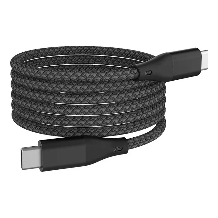 Winner Group – Cable USB magnético USB-C / USB-C 60W 1m negro