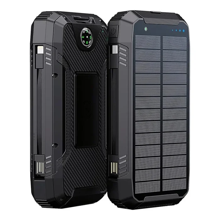 Winner Group – Power Bank con carga inalámbrica y paneles solares 20000 mAh 20W PD