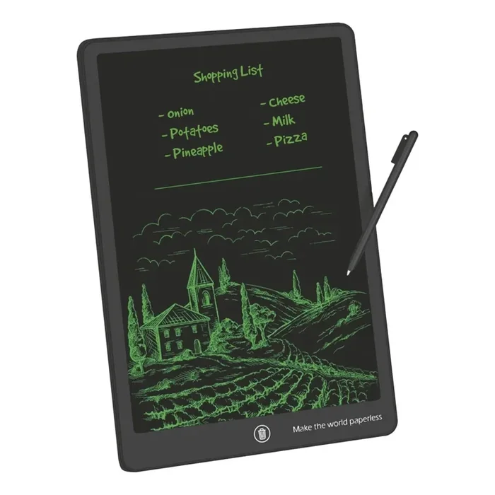 Winner Group – Tableta electrónica de dibujo 15″ 1xCR2032 negra