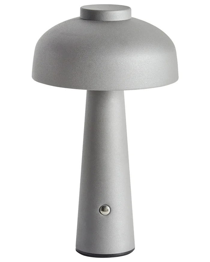 Wireless LED Table Lamp AGUSAN with Dimmer Metal Grey