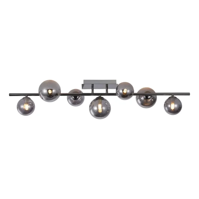 Wofi 7014-705W – Lámpara de techo LED VILLA 7xG9/3W/230V negro