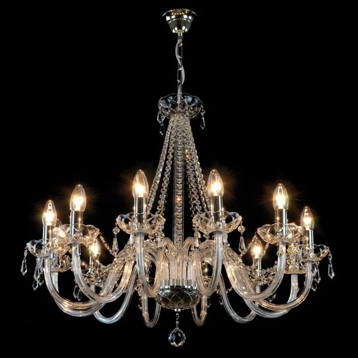 Wranovsky JWZ117122101 – Lámpara de araña colgante de cristal BONTON 12xE14/40W/230V