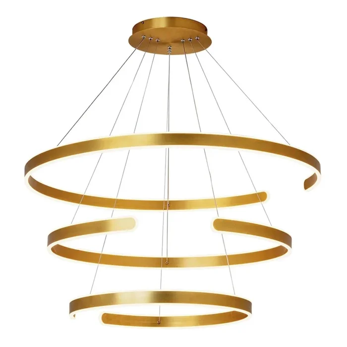 Zambelis 2014 – Lámpara de araña LED regulable LED/120W/230V dorado