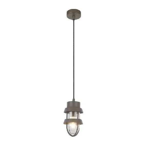 Zambelis E172 – Plafón de exterior 1xE27/40W/230V IP54 marrón