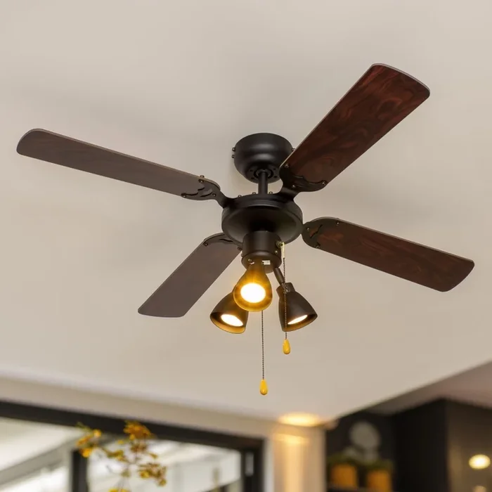 ZEVENTI – Ventilador de techo ZURRIOLA 3xGU10/50W/230V