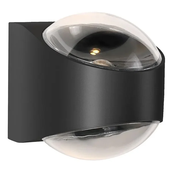 Zuma Line – Aplique LED para exterior LED/12W/230V IP65 negro