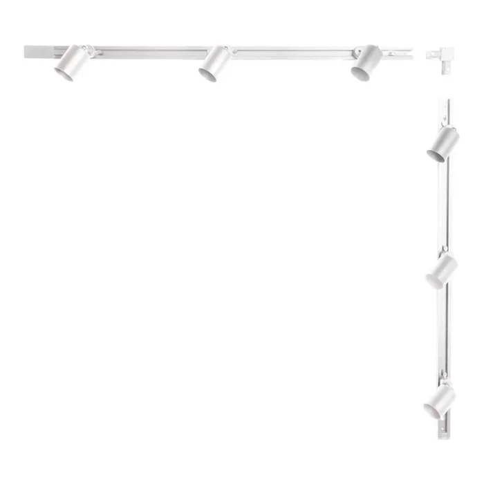 Zuma Line – Foco para sistema de rieles 6xGU10/10W/230V blanco + accesorios para rieles