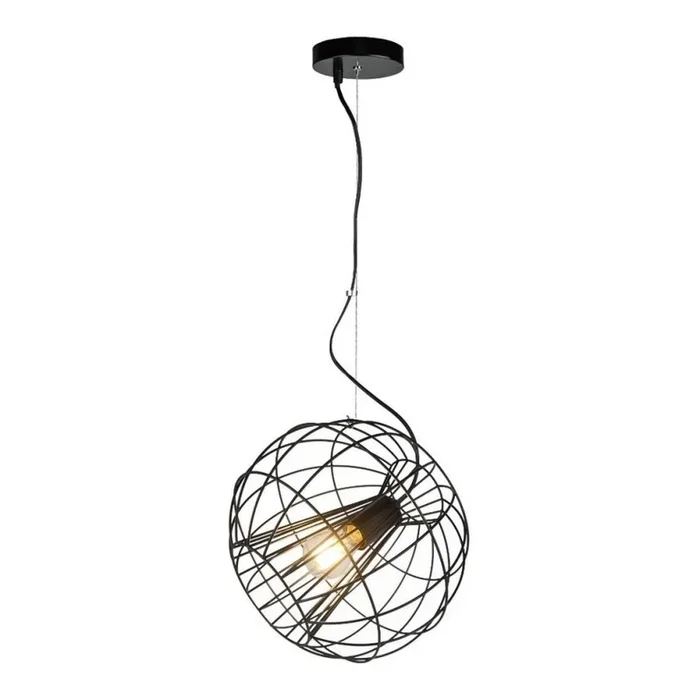 Zuma Line – Lámpara colgante 1xE27/60W/230V negro