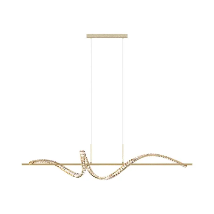 Zuma Line – Lámpara de araña de cristal LED regulable en una cadena LED/24,5W/230V 2700-6000K + control remoto