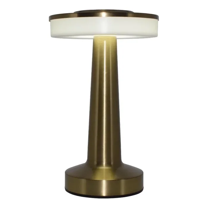 Zuma Line – Lámpara de mesa LED recargable y regulable LED/2,5W/1200 mAh 3000/4000/6000K dorado