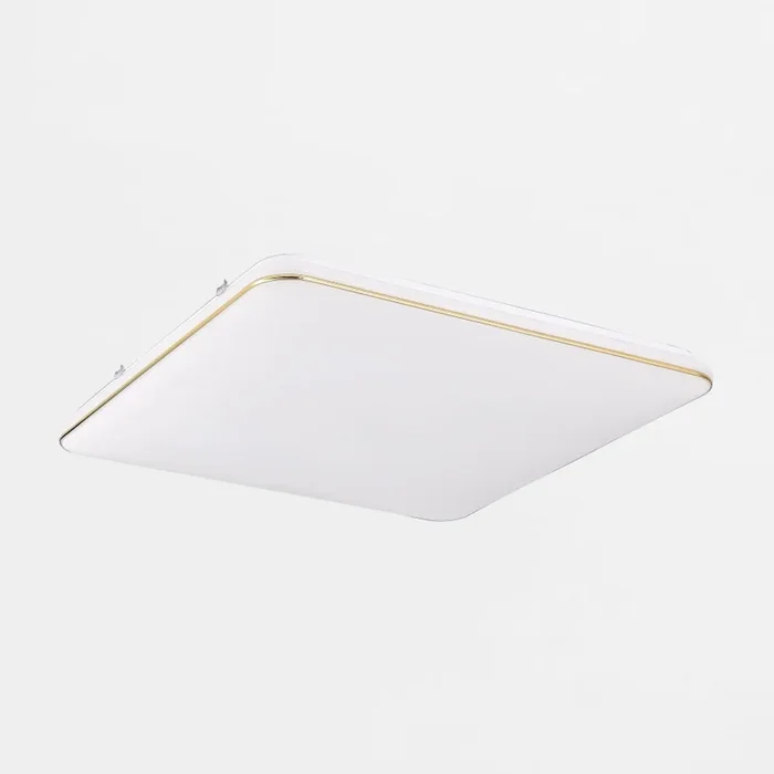 Zuma Line – Plafón LED regulable LED/48W/230V 53×53 cm dorado
